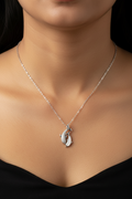 Two dolphin chain pendant