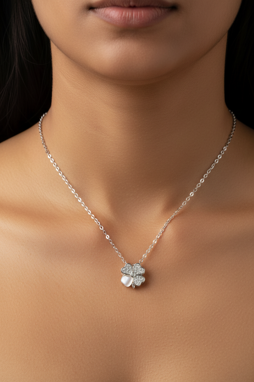 Flower chain pendant
