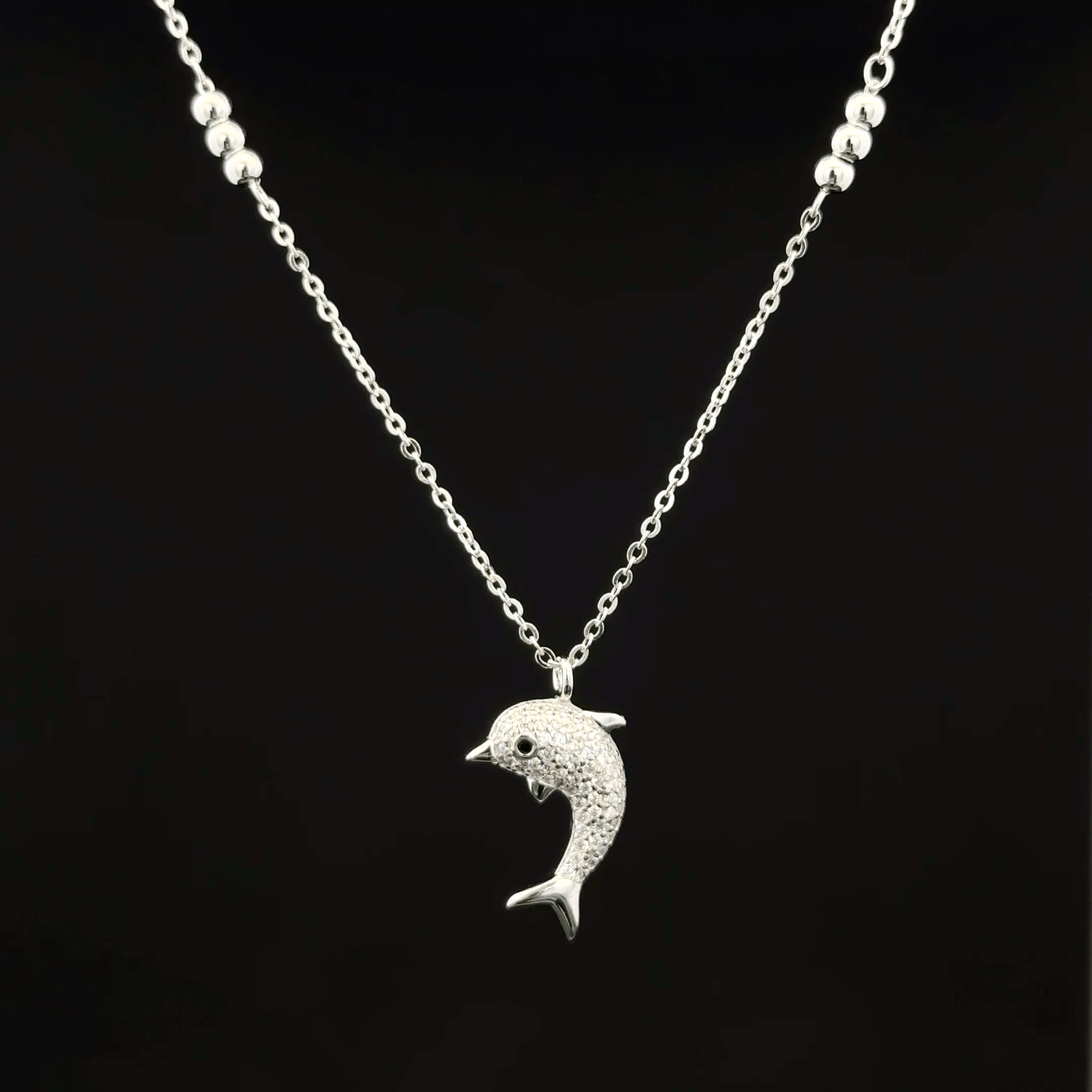 Dolphin chain pendant