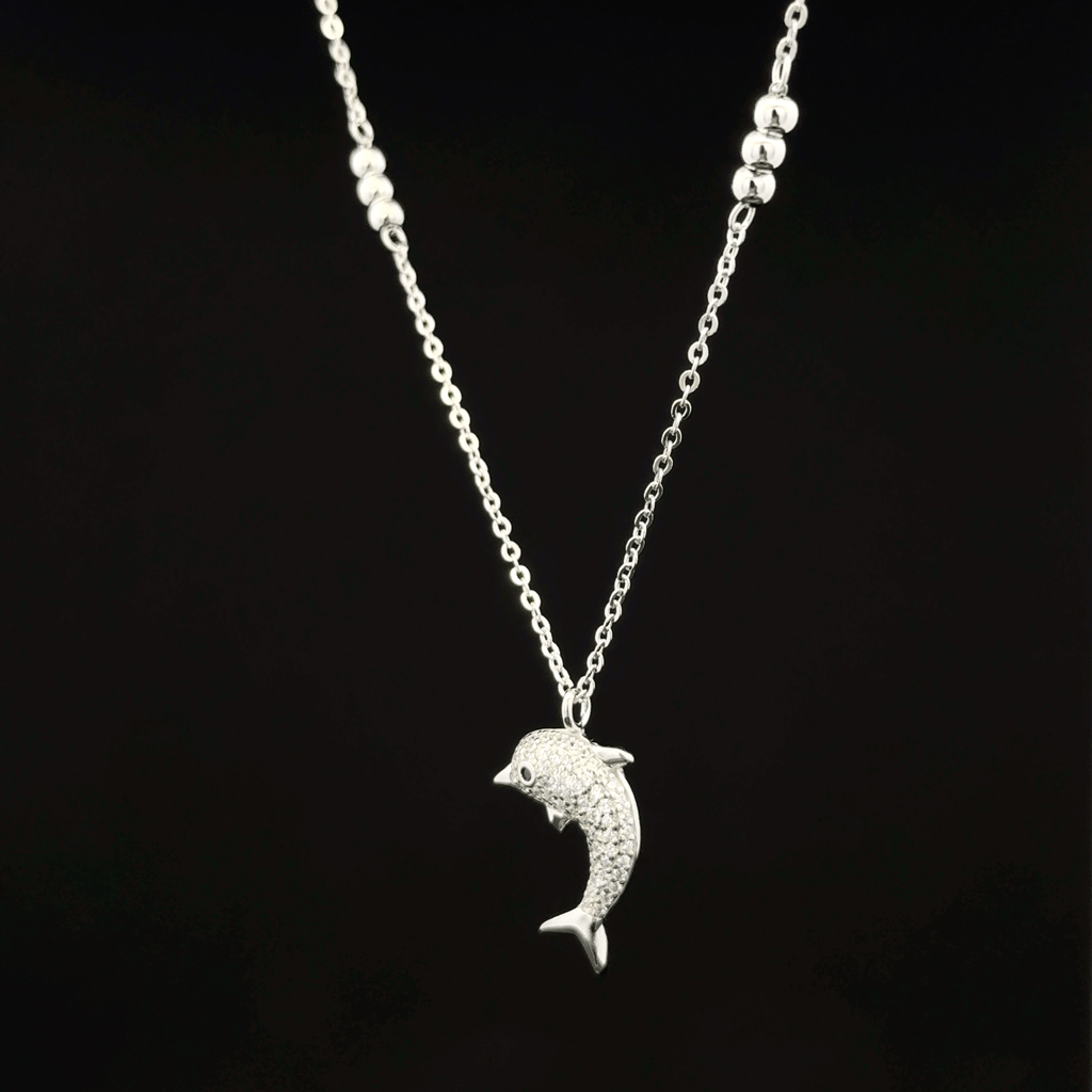 Dolphin chain pendant