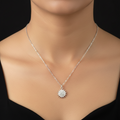 Sunflower chain pendant