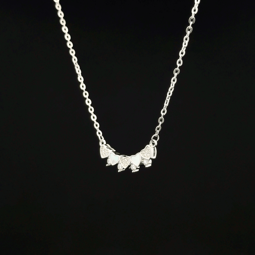 Multi heart chain pendant