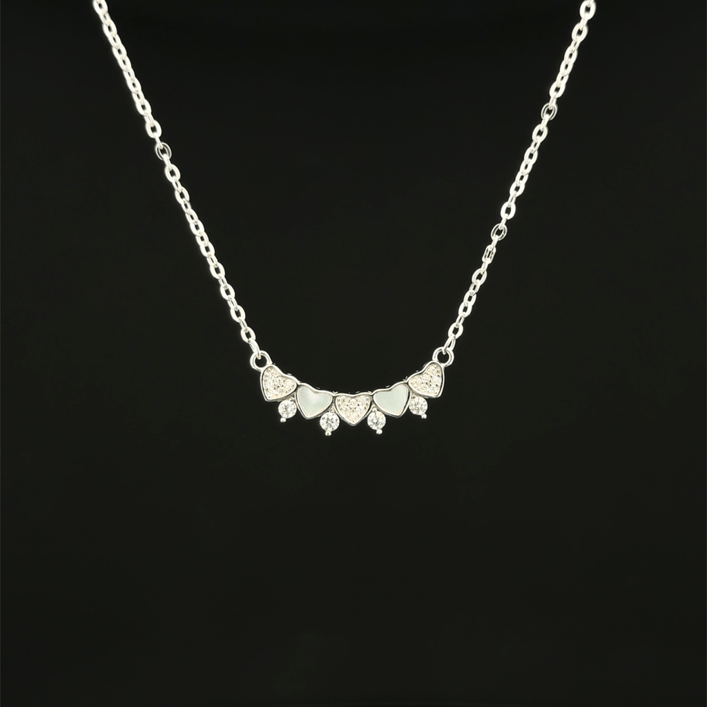 Multi heart chain pendant