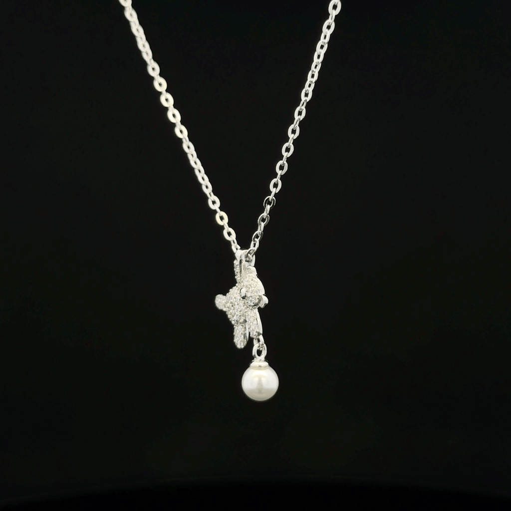 Teddy bear chain pendant