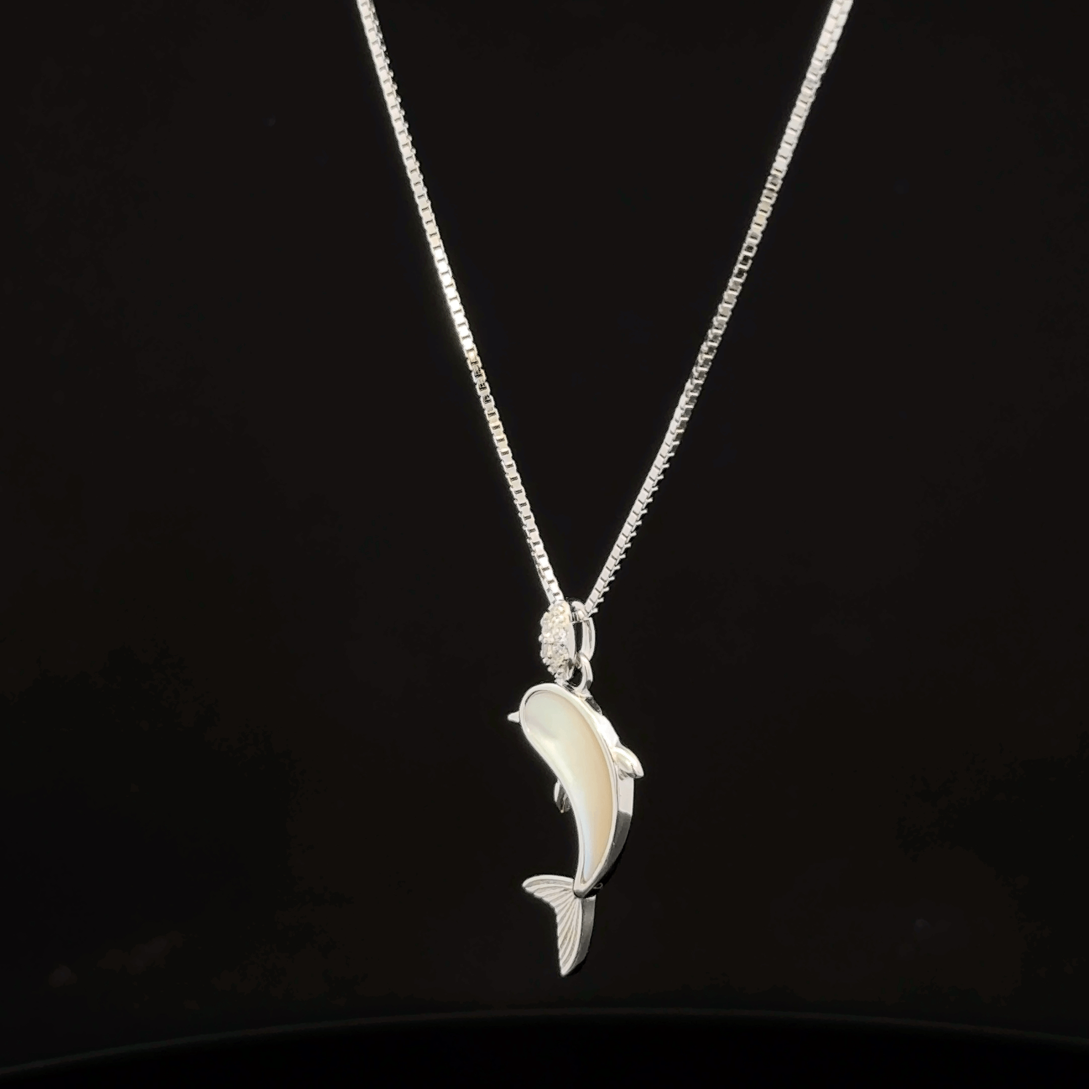 Dolphin chain pendant