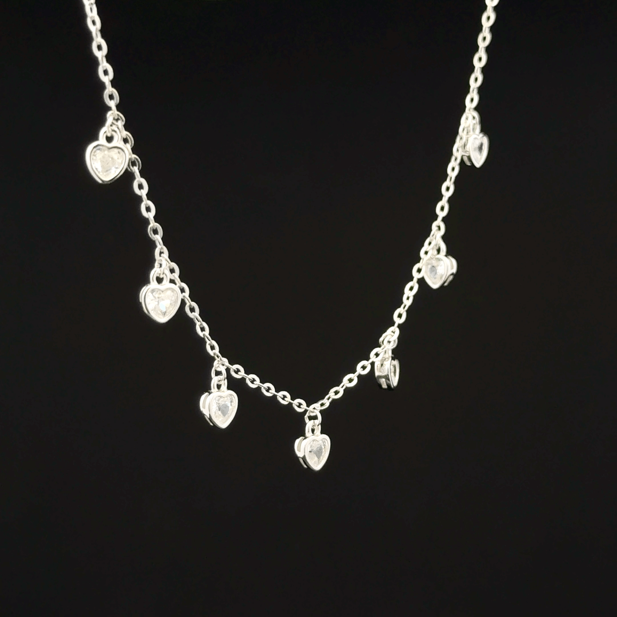 Heart charm chain pendant