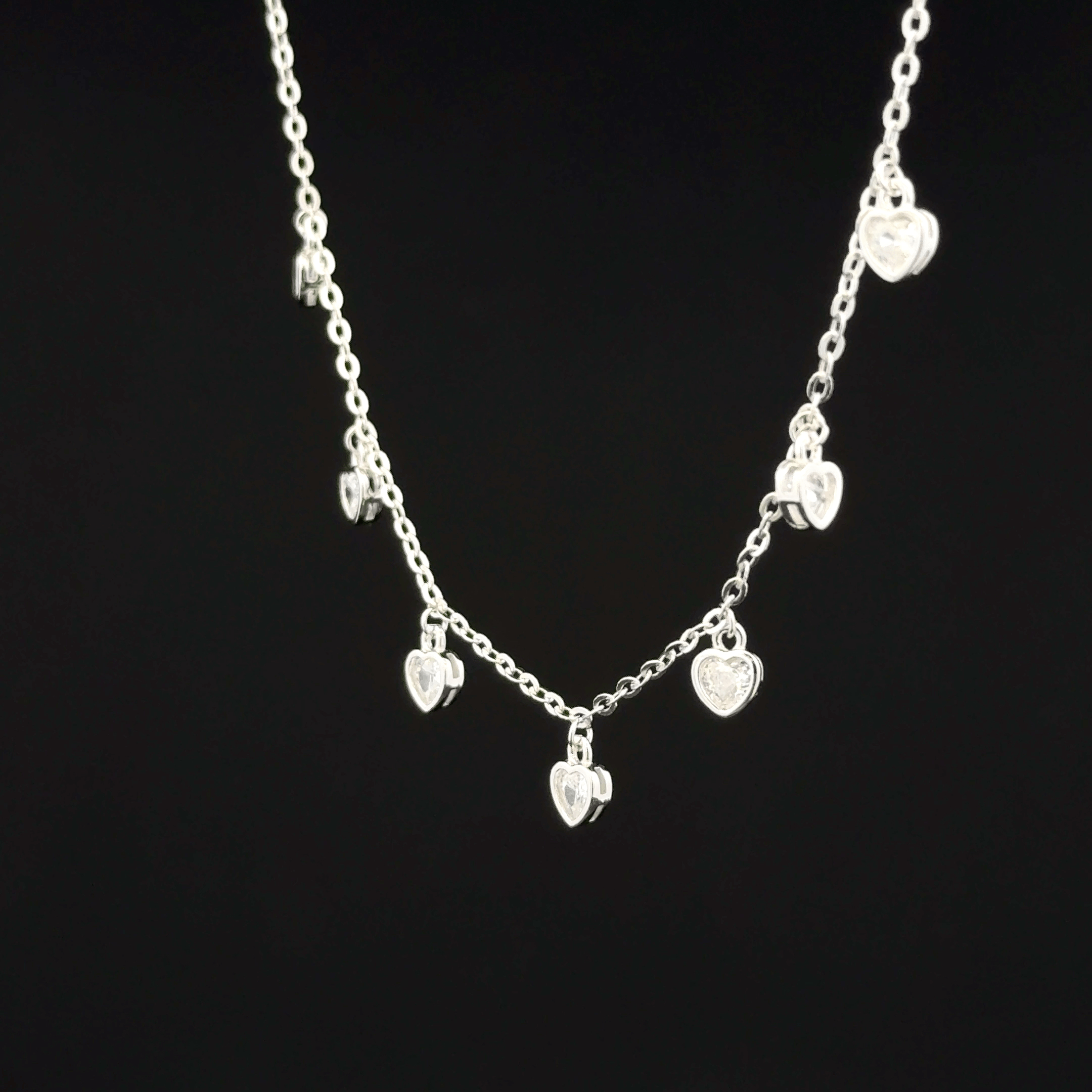 Heart charm chain pendant