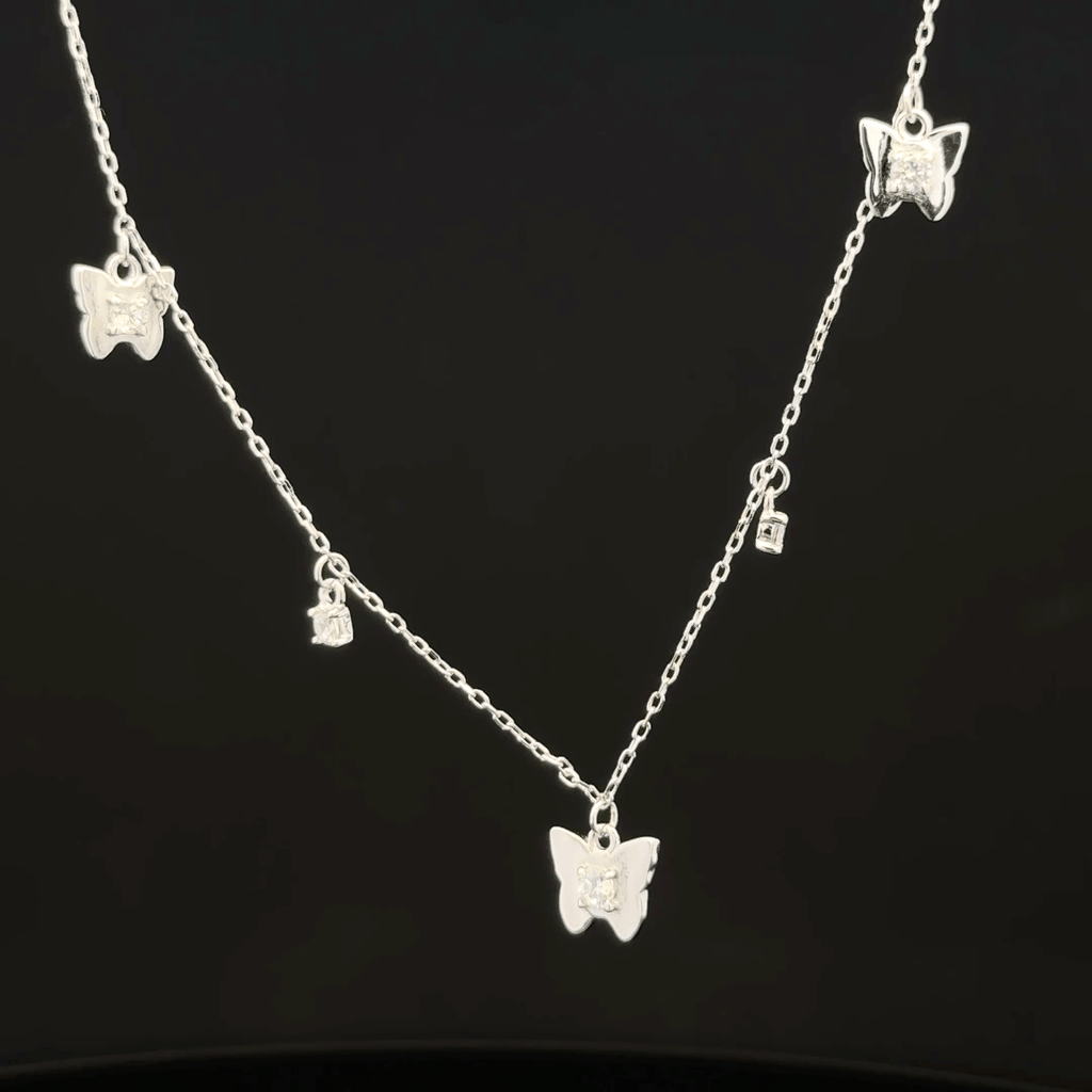 Butterfly charm chain