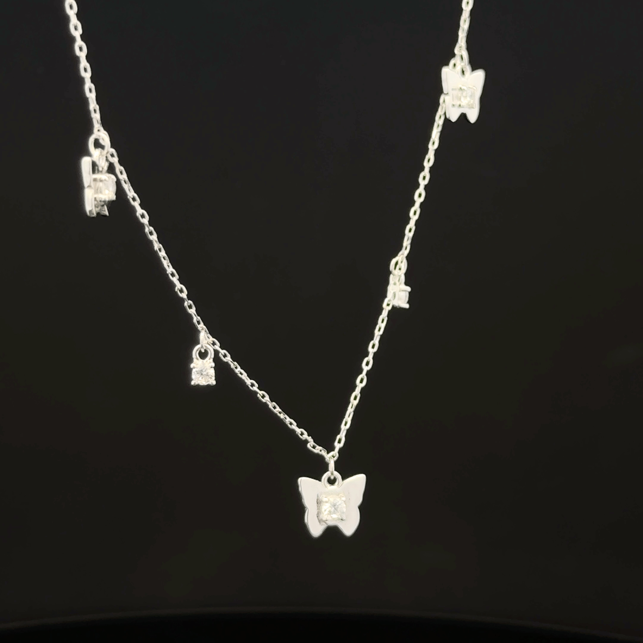 Butterfly charm chain