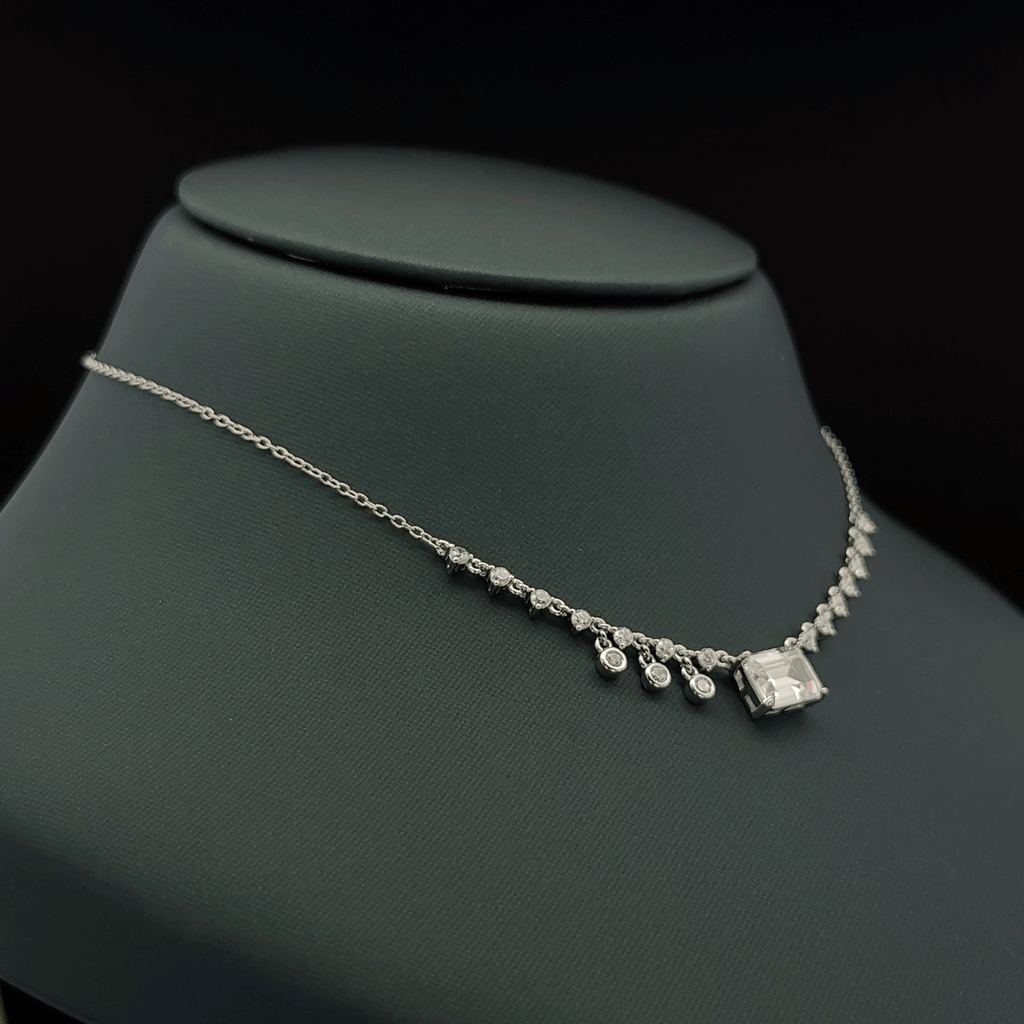 Rectangular clear stone