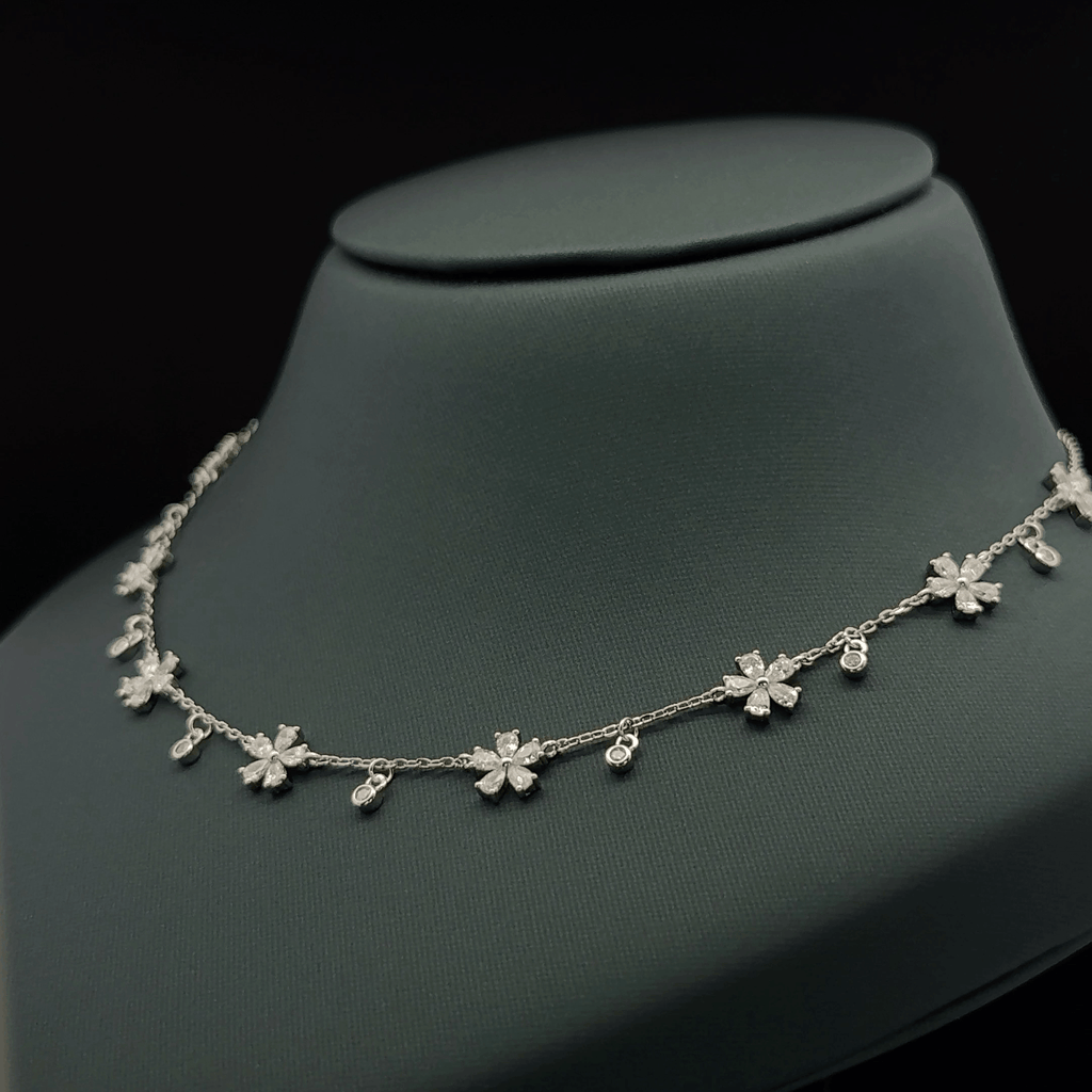 Flower charm chain