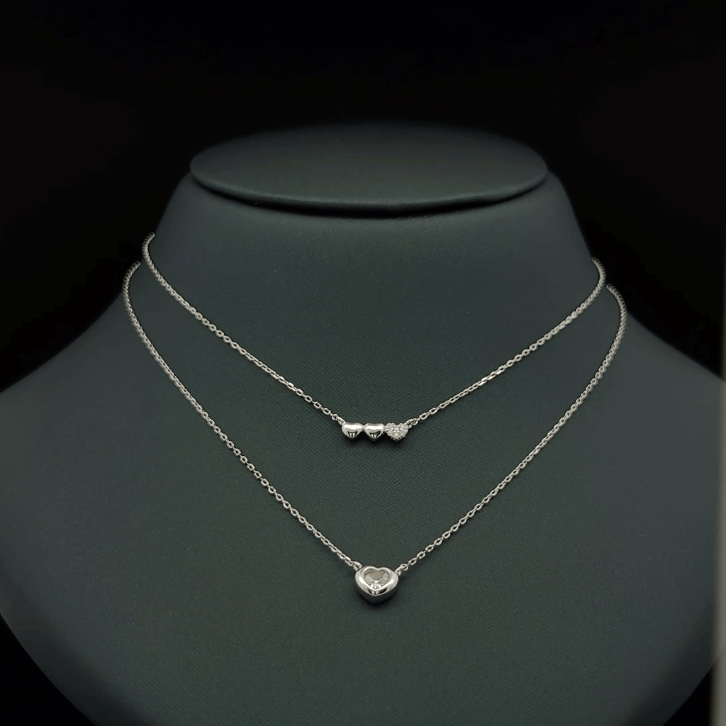 Three small heart chain