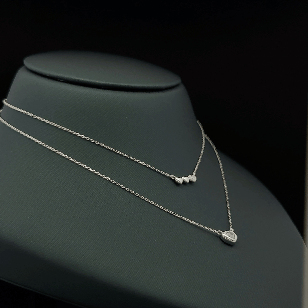 Three small heart chain