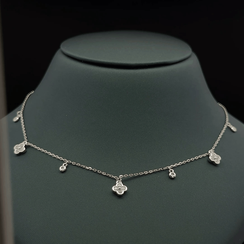 Flower charm chain