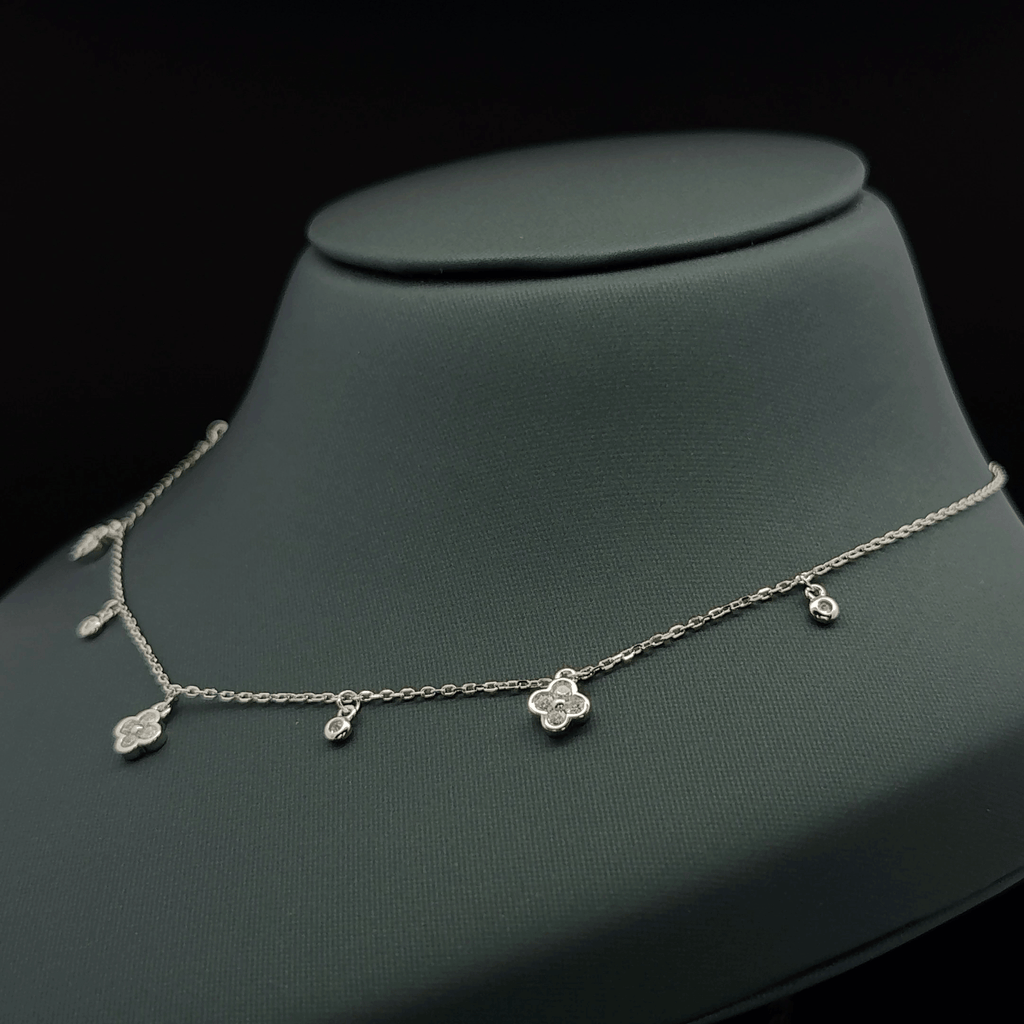 Flower charm chain