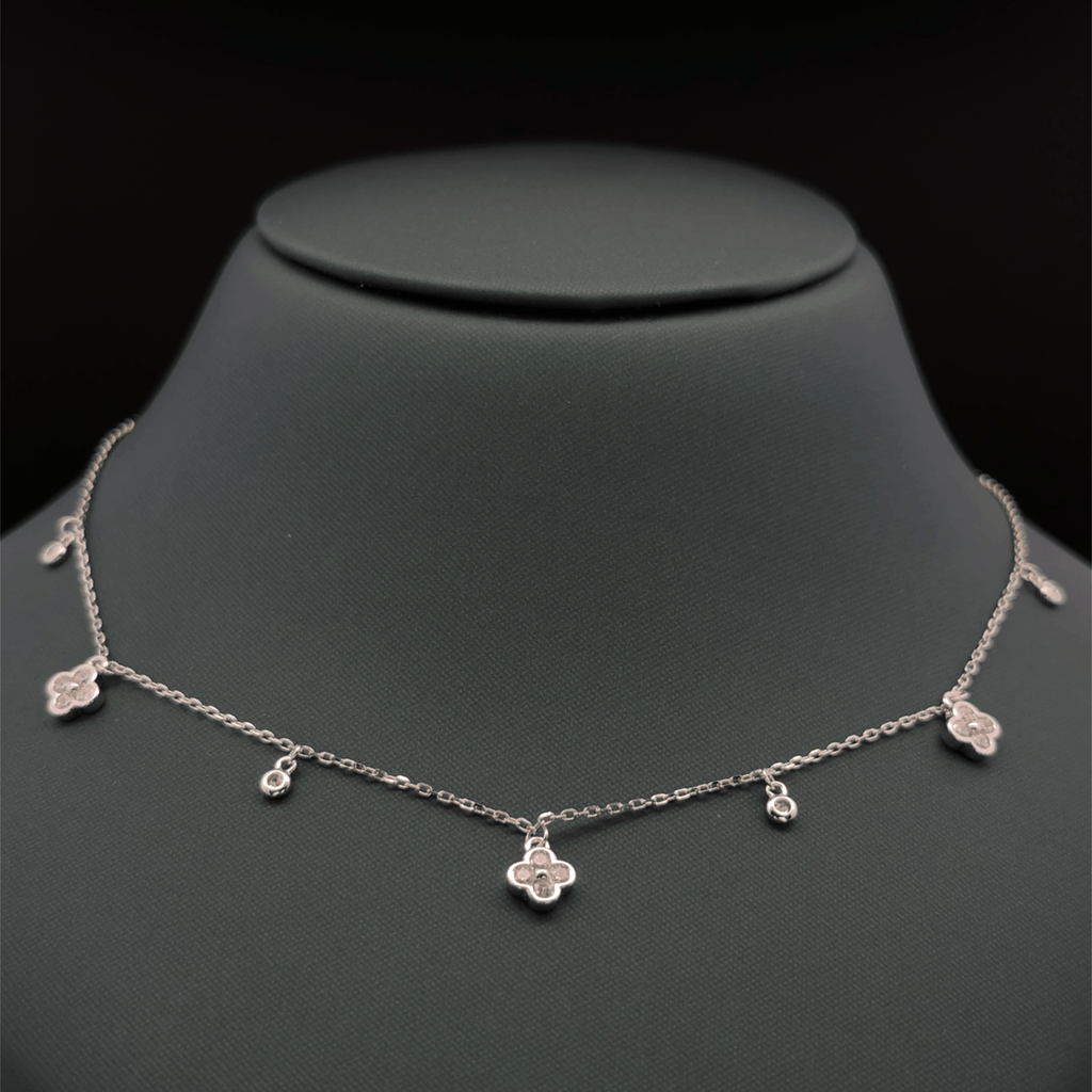 Flower charm chain