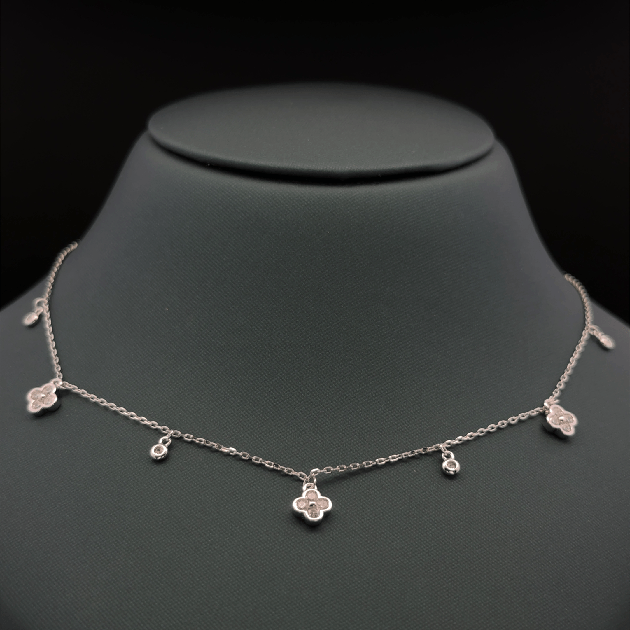 Flower charm chain