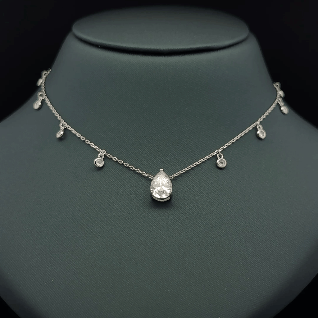 Tear drop shaped chain