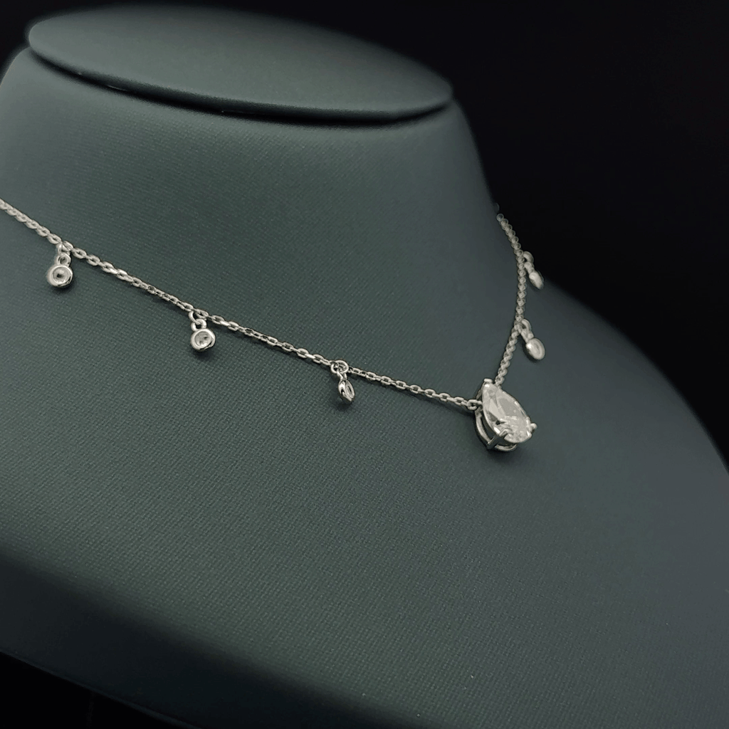 Tear drop shaped chain