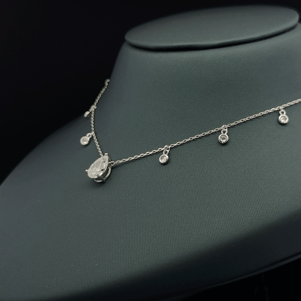 Tear drop shaped chain