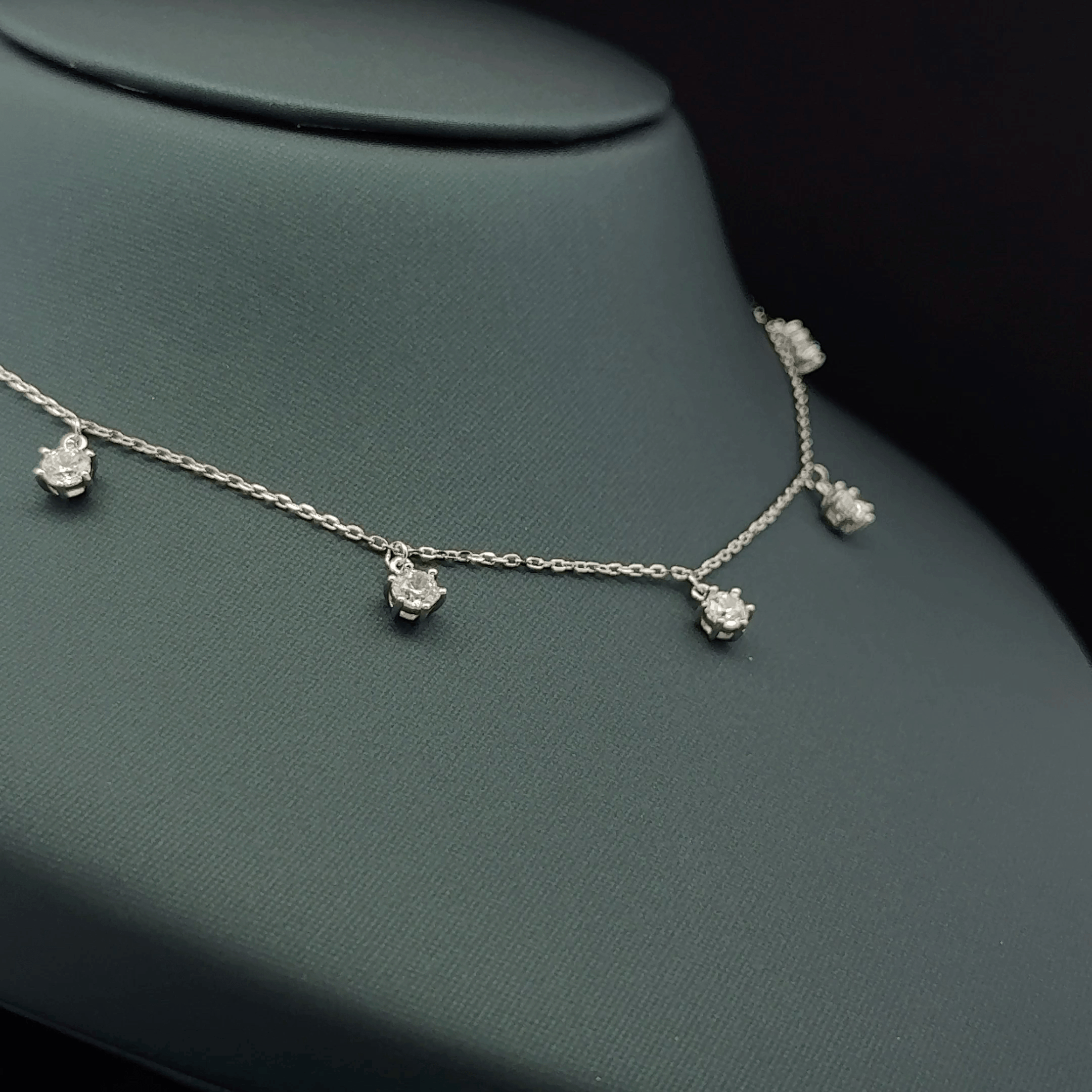 Small tear drop chain