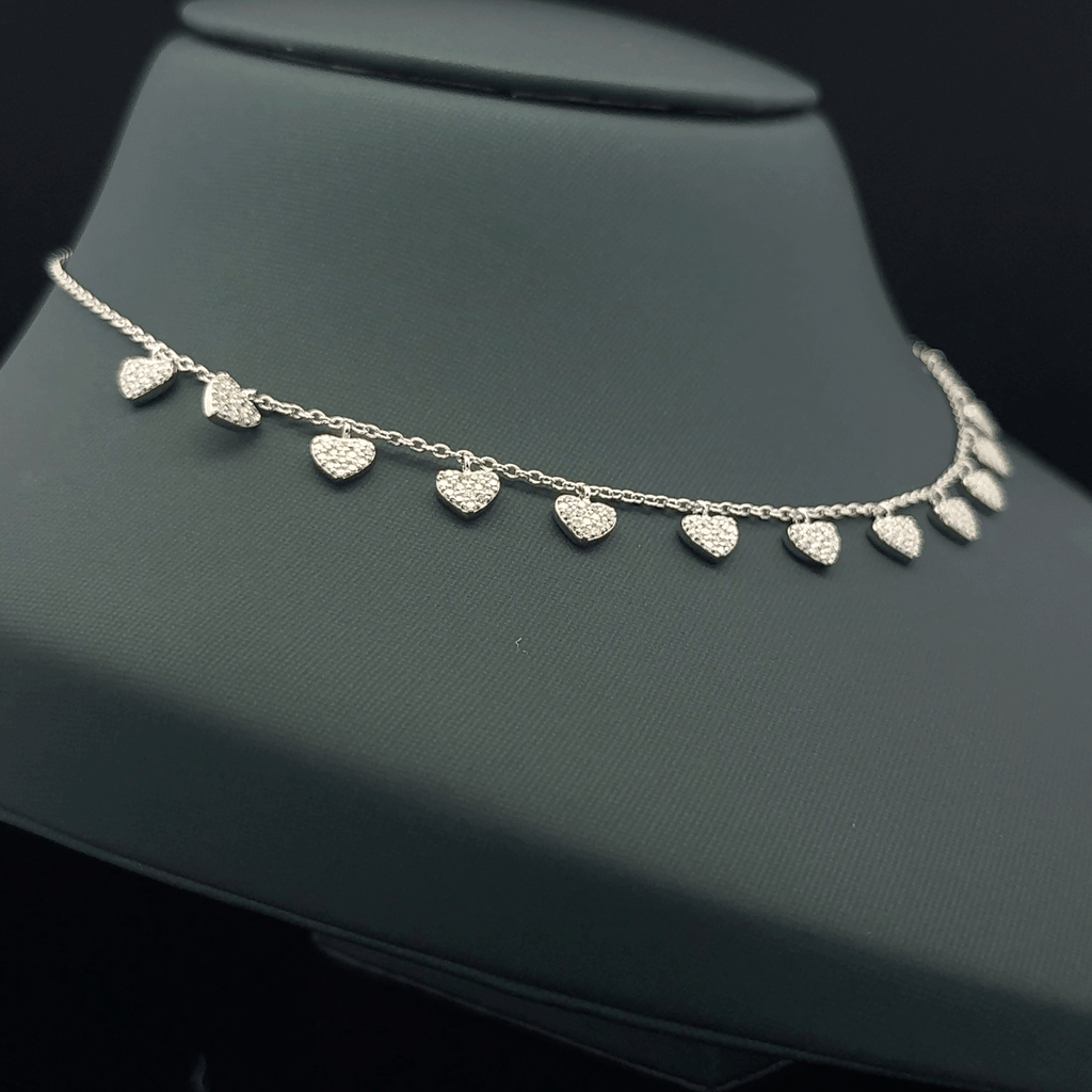 Small heart charm chain