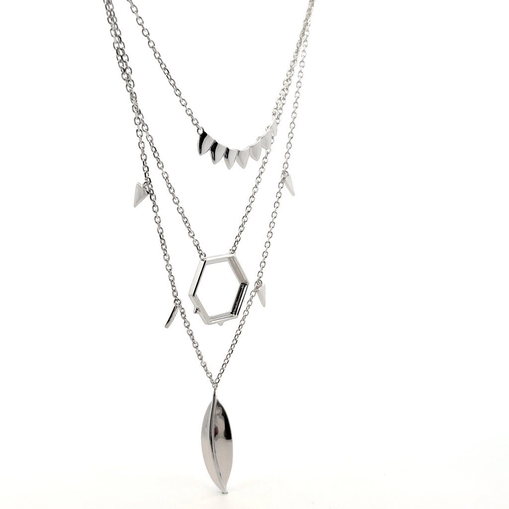 Triple Layer Feather Chain