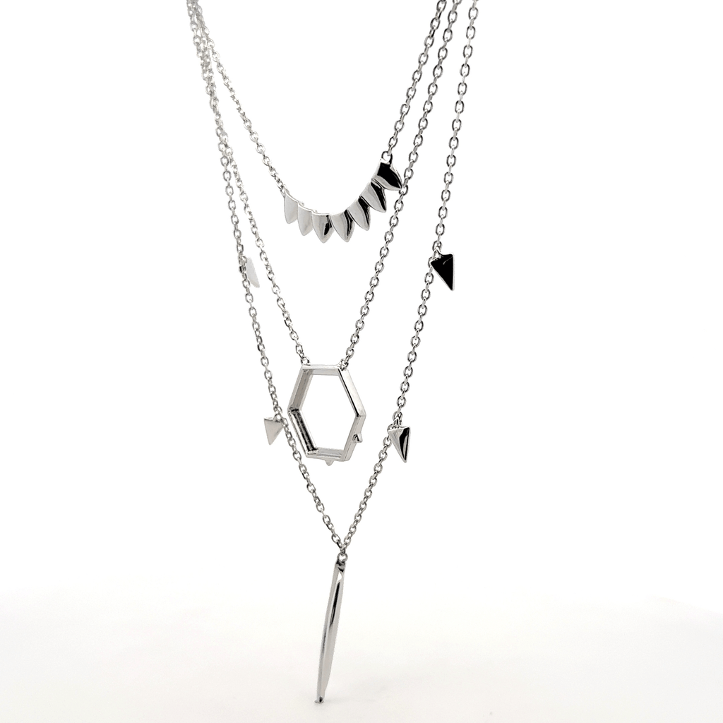 Triple Layer Feather Chain
