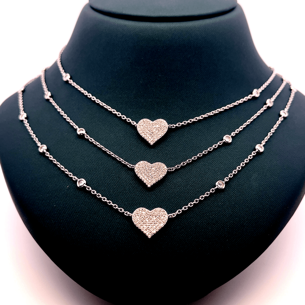 Triple Layer Heart Chain