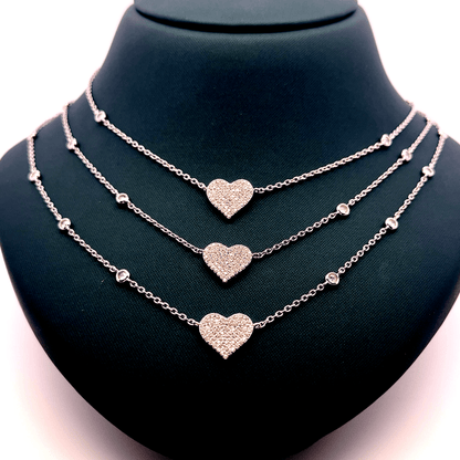 Triple Layer Heart Chain