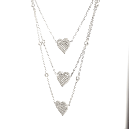 Triple Layer Heart Chain
