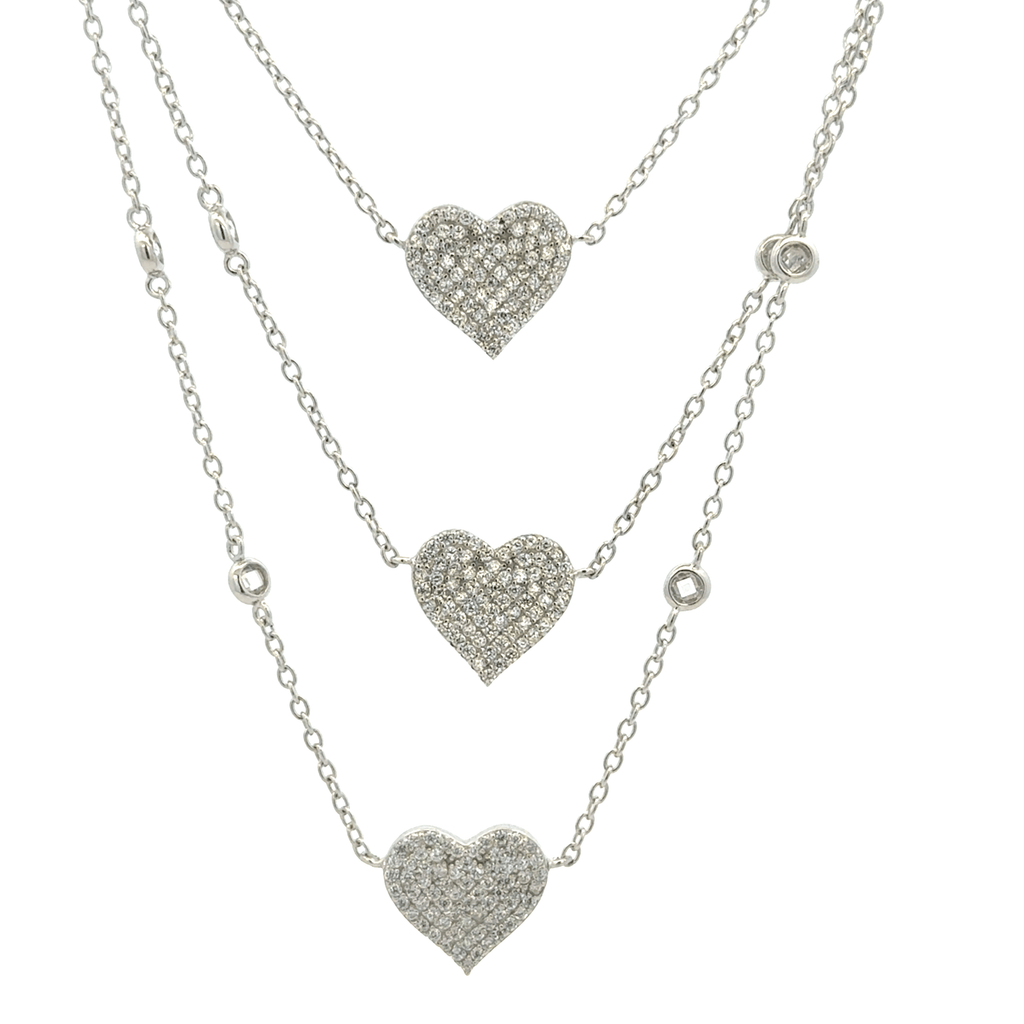Triple Layer Heart Chain