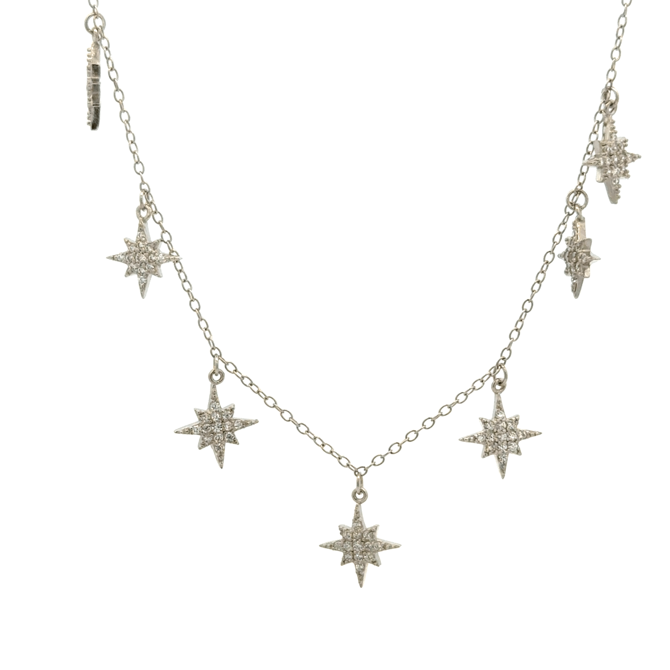 Rhodium Sparkle Chain