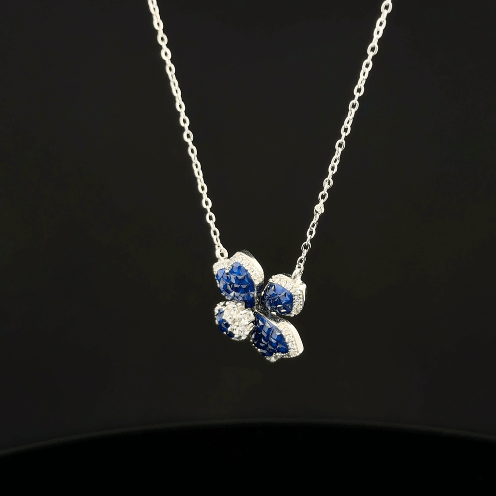 The Royal Sapphire Bloom Pendant