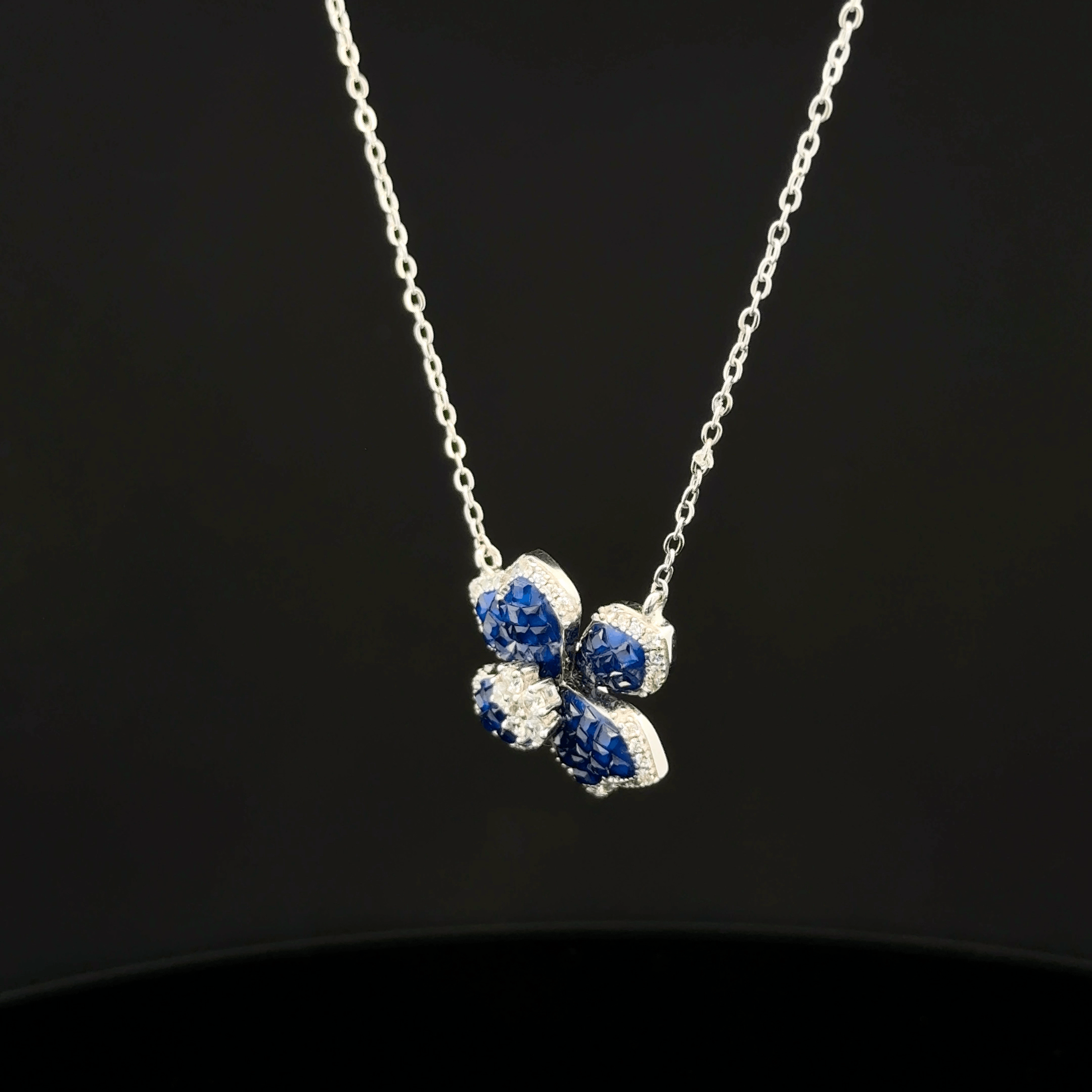 The Royal Sapphire Bloom Pendant