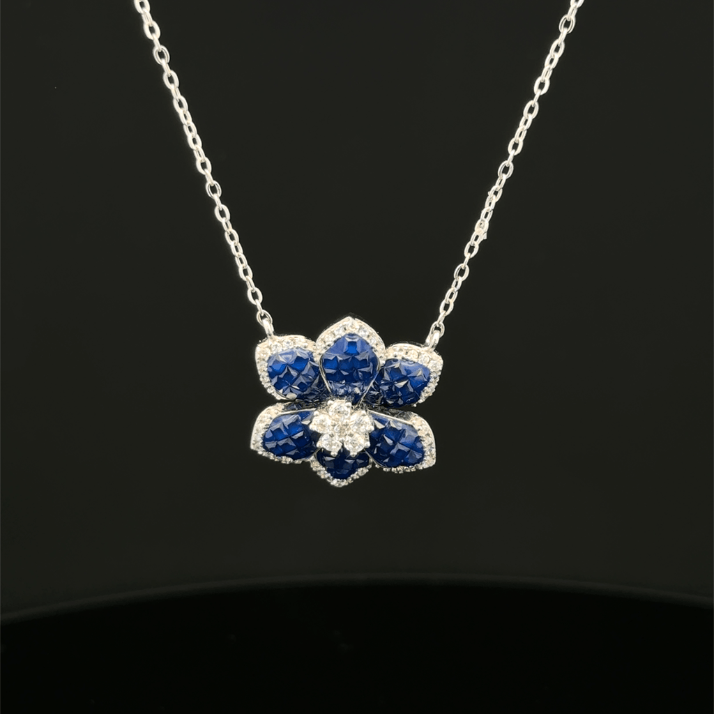 The Royal Sapphire Bloom Pendant