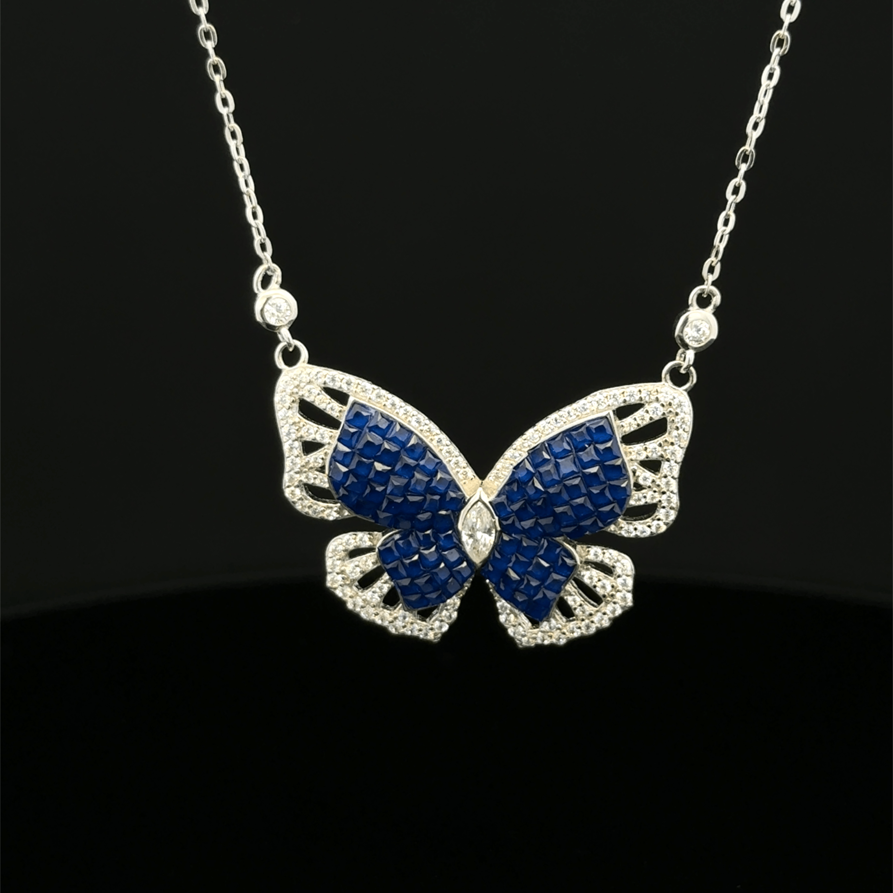 The Royal Midnight Butterfly Necklace