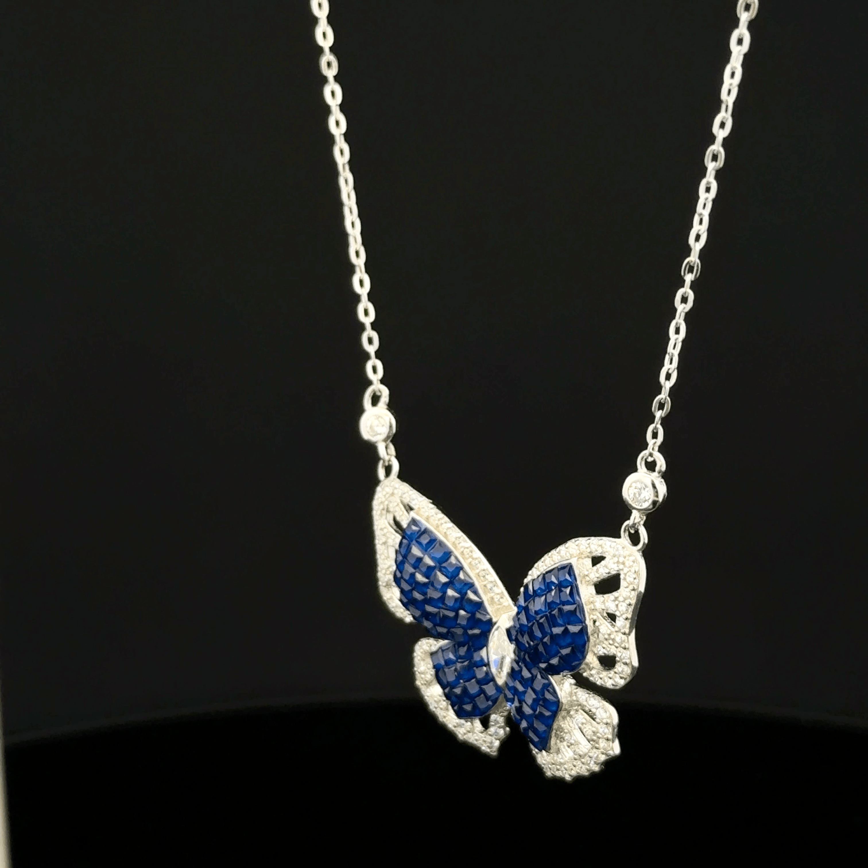 The Royal Midnight Butterfly Necklace