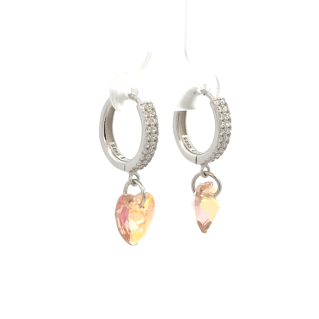 Heart Yellow Drops Baali Earring