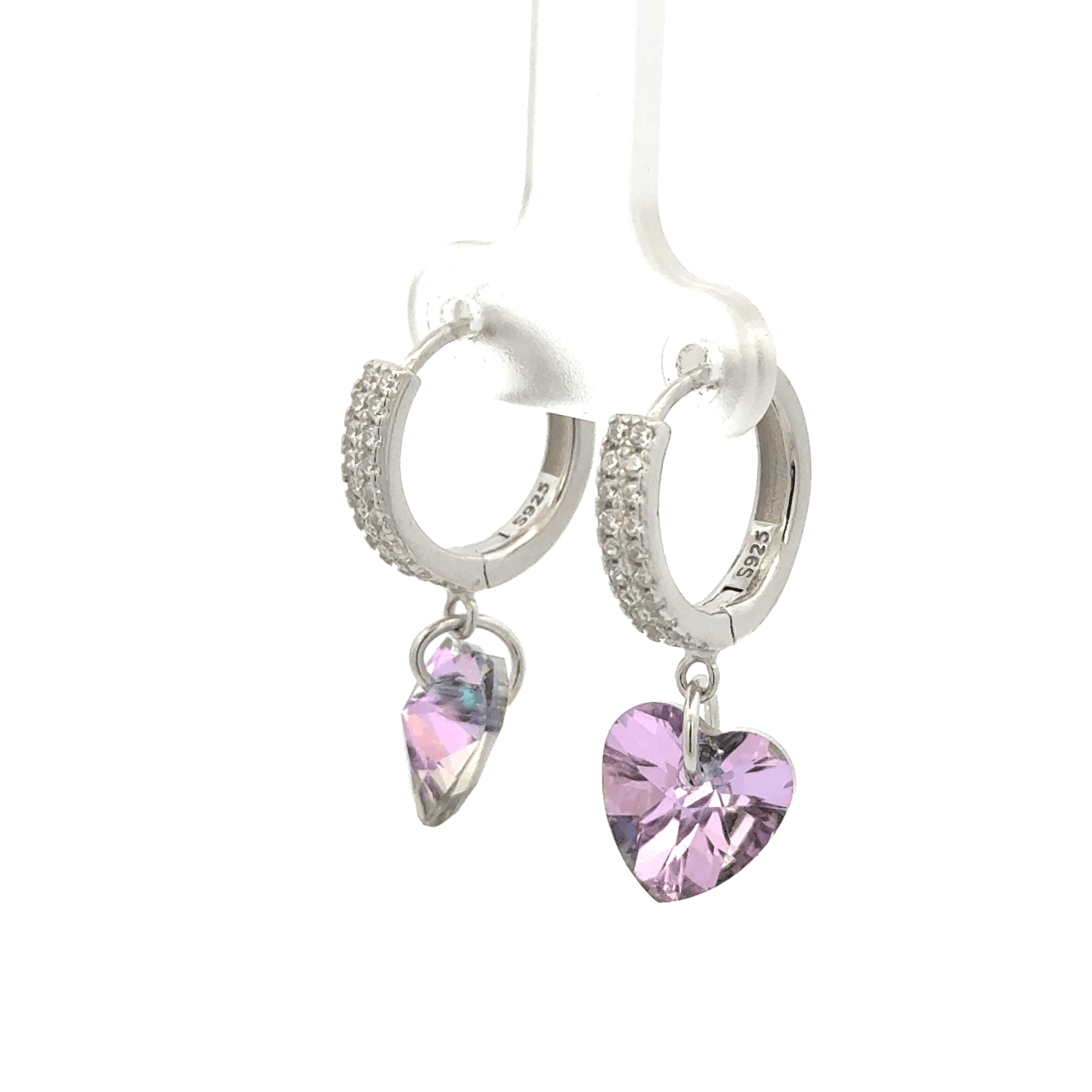 Heart Blue Drops Baali Earring