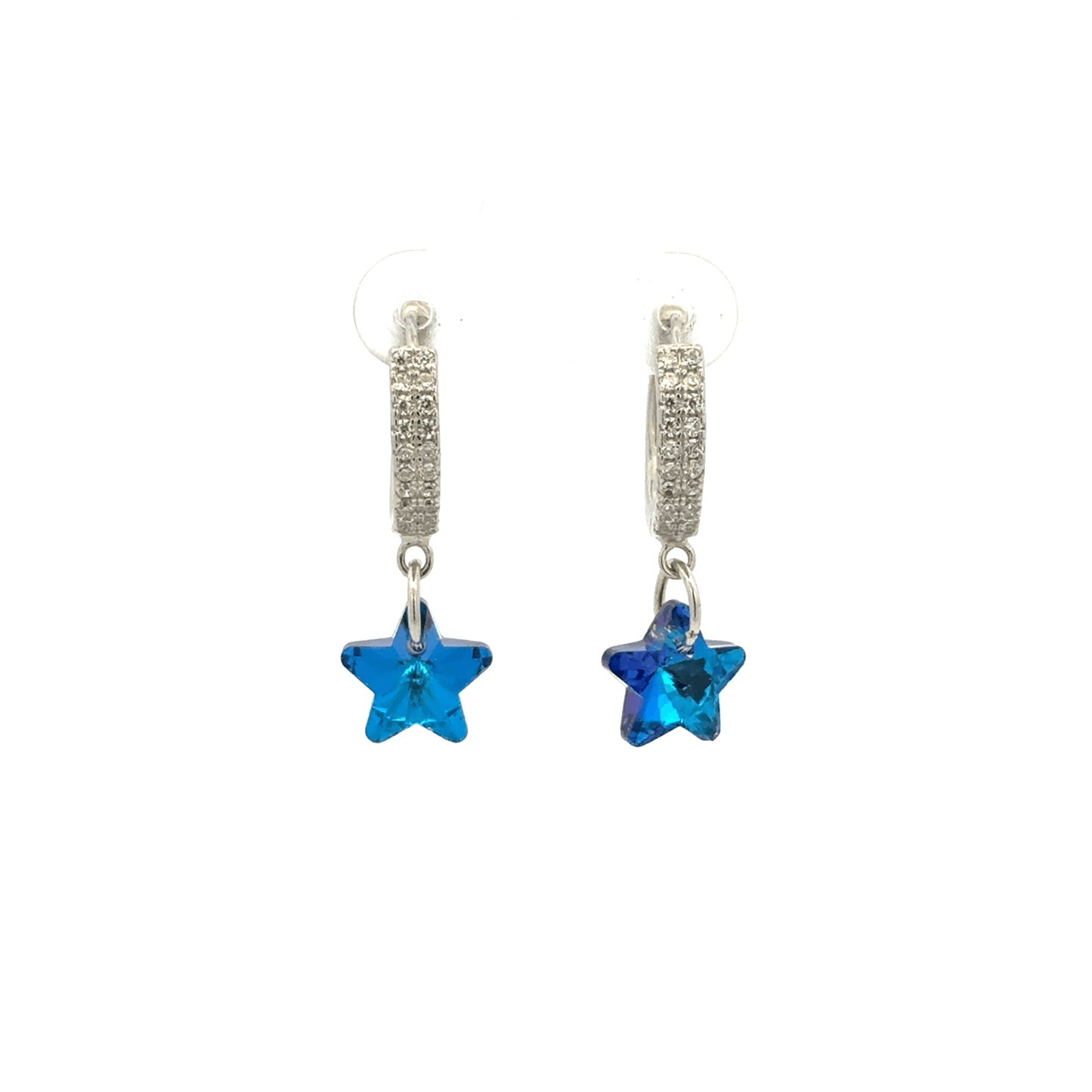 Star Blue Drops Baali Earring