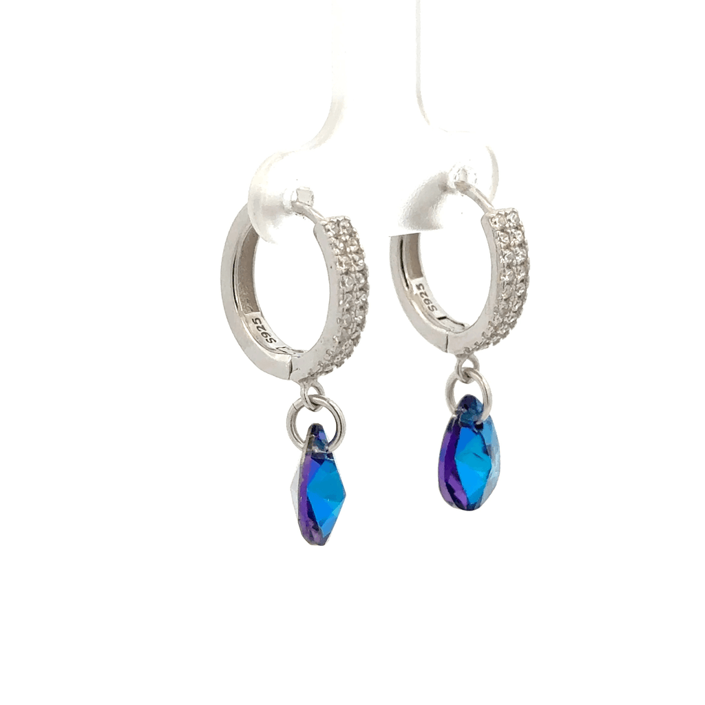 Blue Drops Baali Earring