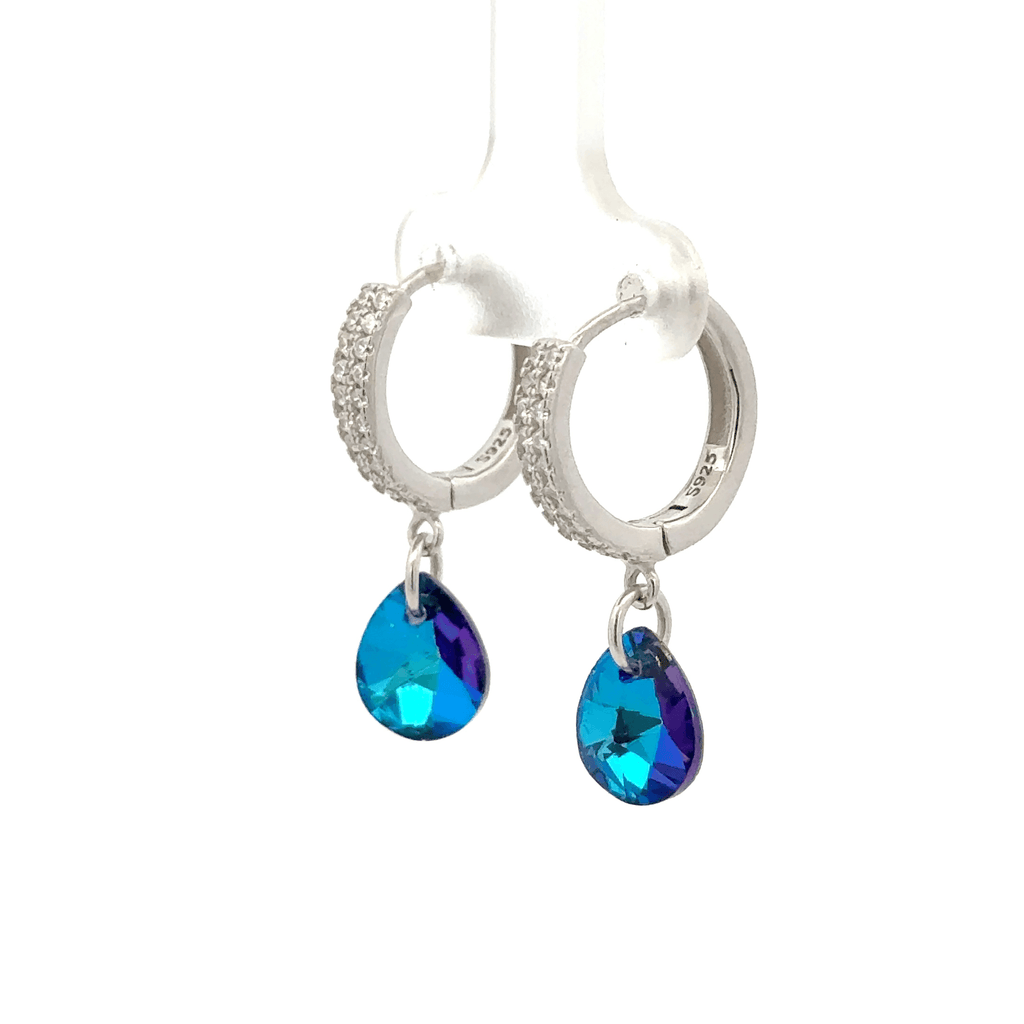 Blue Drops Baali Earring