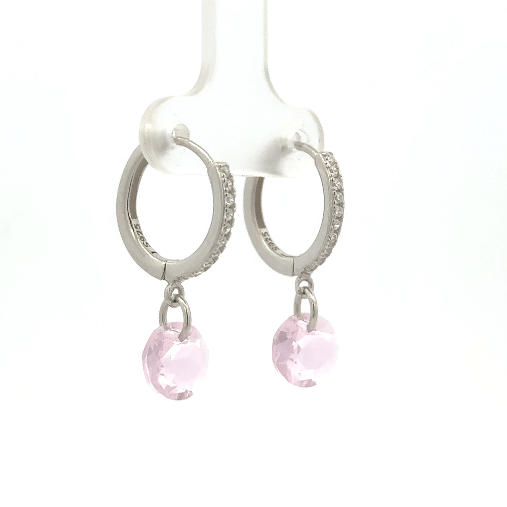 White Drops Baali Earring