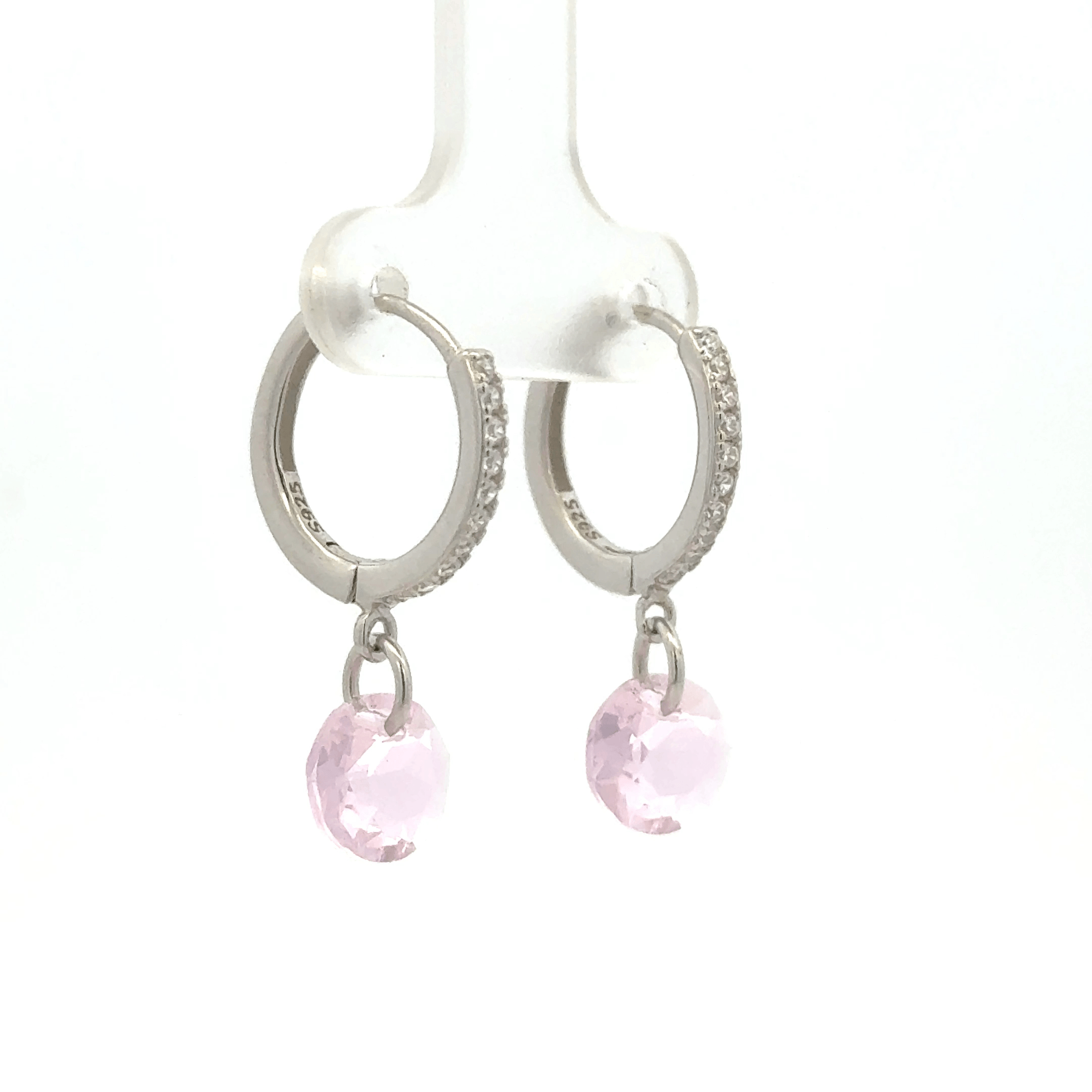 White Drops Baali Earring