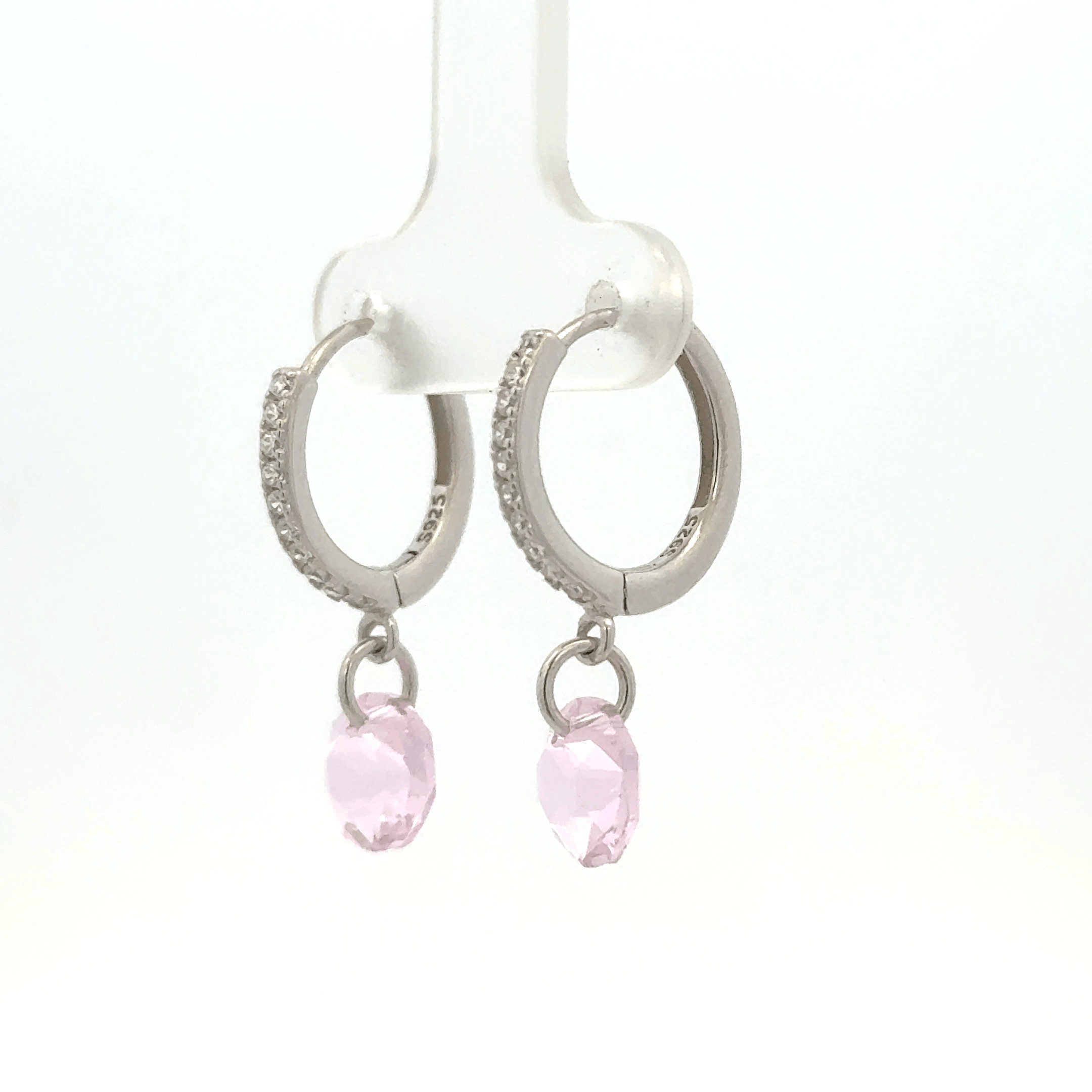 White Drops Baali Earring