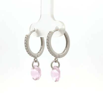 White Drops Baali Earring
