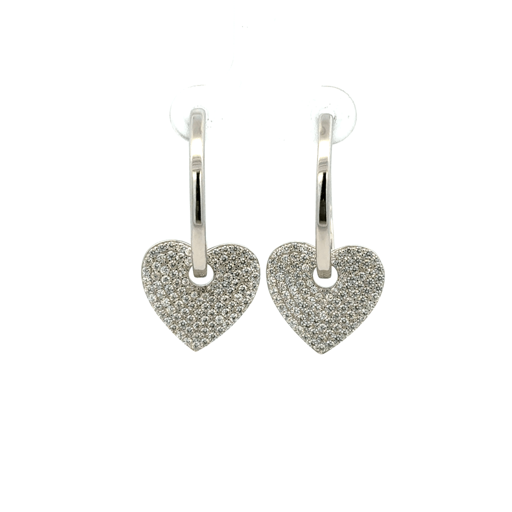 Heart Baali Hoop Earring