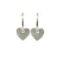 Heart Baali Hoop Earring