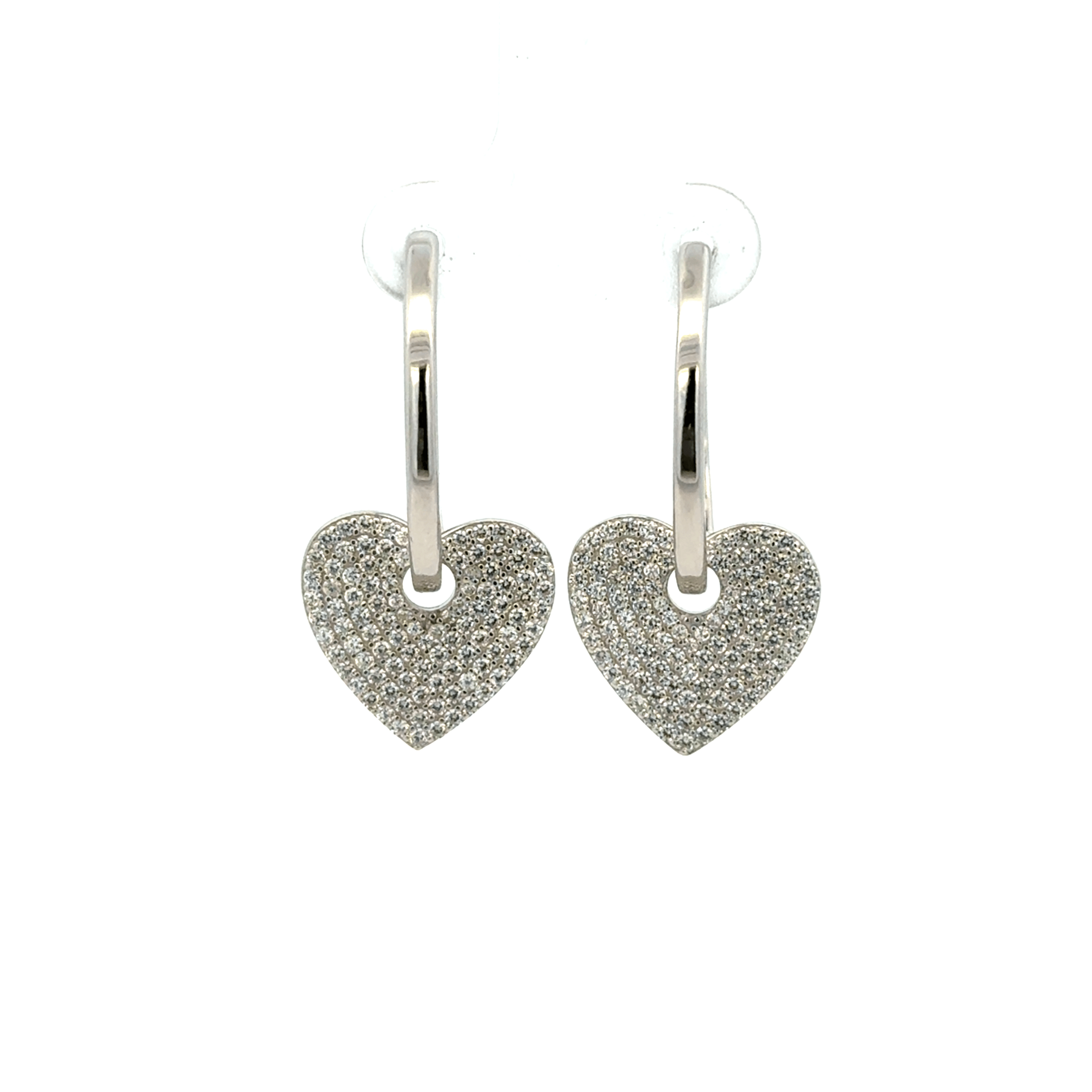 Heart Baali Hoop Earring